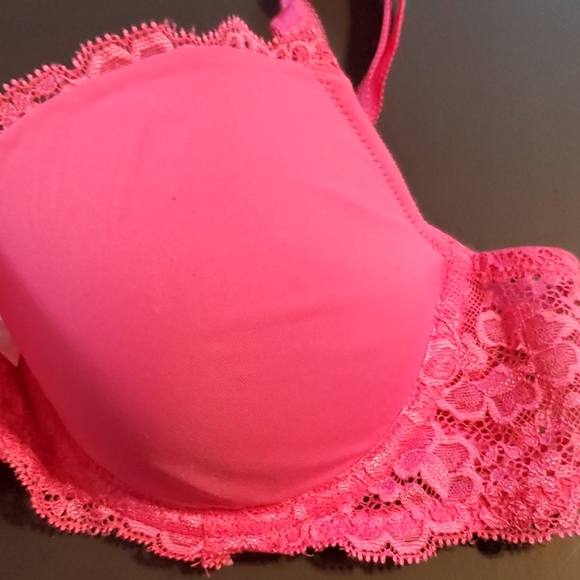 Hot pink Victoria's Secret Bra - Sz 34C - Picture 3 of 11